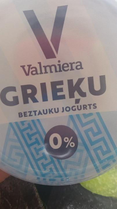 Фото - йогурт греческий науральный 0% Grieķu jogurts Valmiera