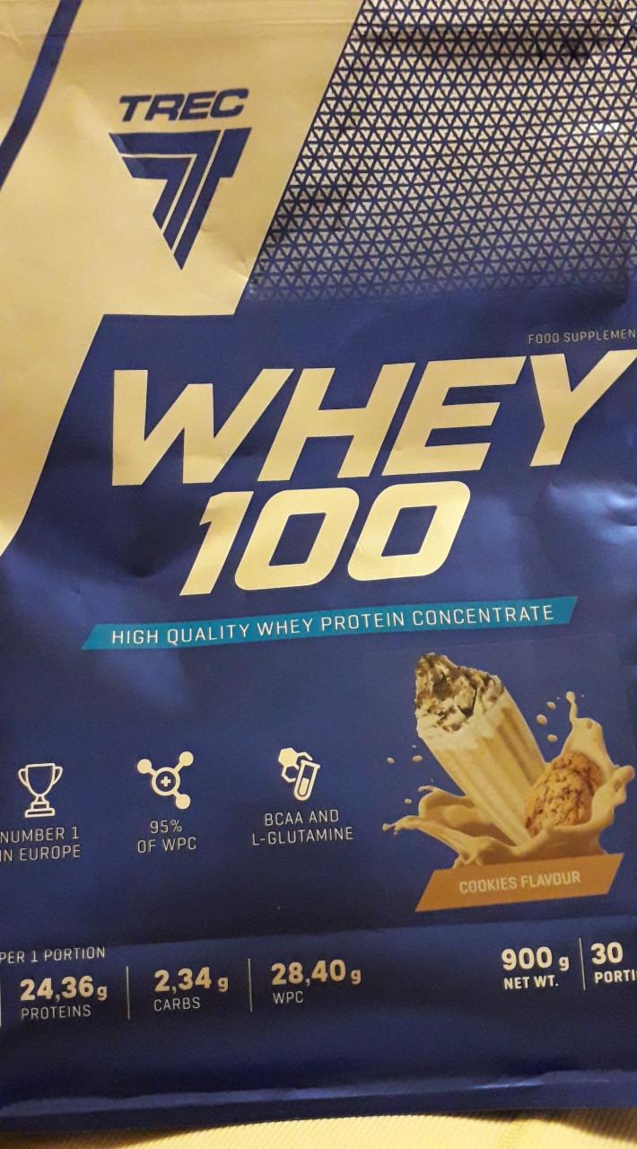 Фото - протеин whey100 cookies flavour Trec