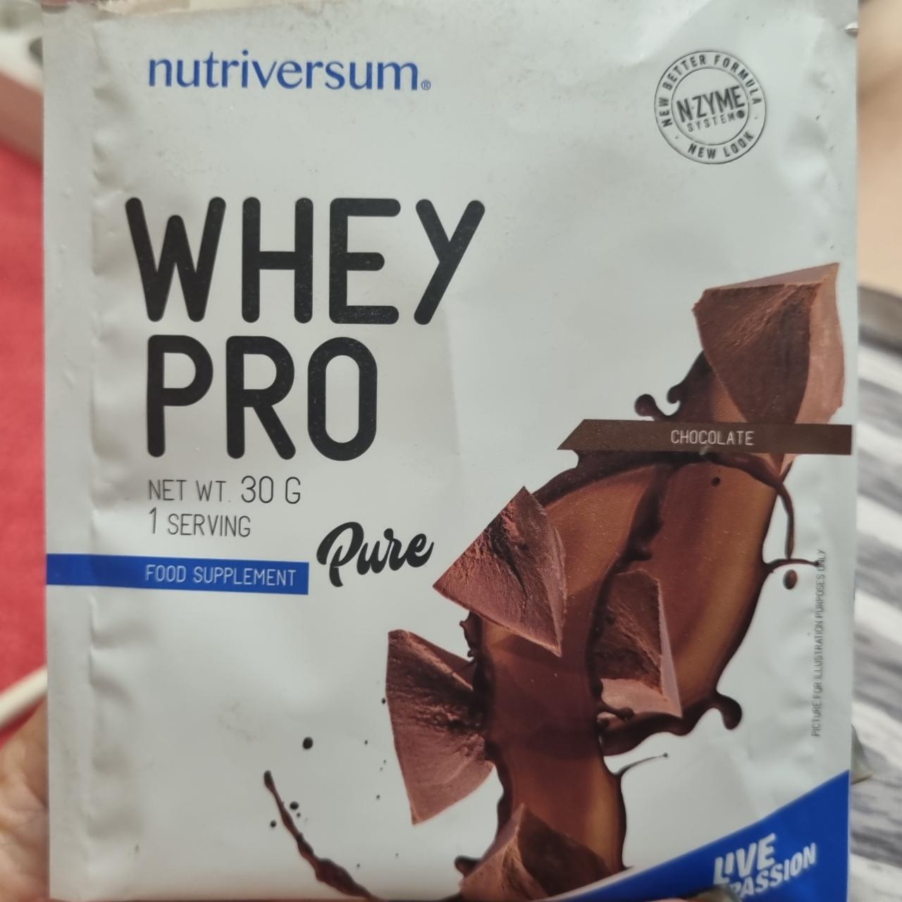 Фото - Pudra proteica PURE Whey Pro Ciocolata Nutriversum