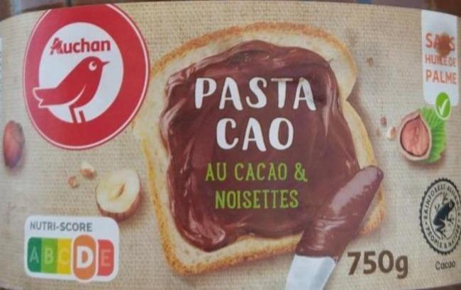 Фото - Шоколадная паста Pasta Cao Auchan