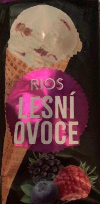 Фото - мороженое с лесными ягодами в сахарном рожке Rios