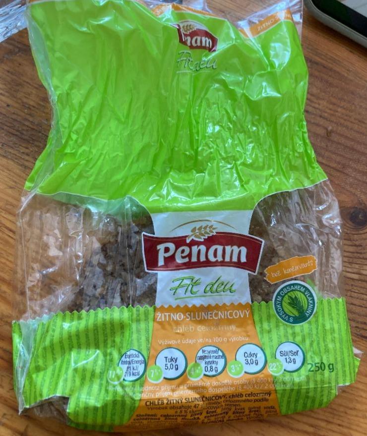 Фото - Хлеб цельнозерновой ржаной подсолнечный Penam