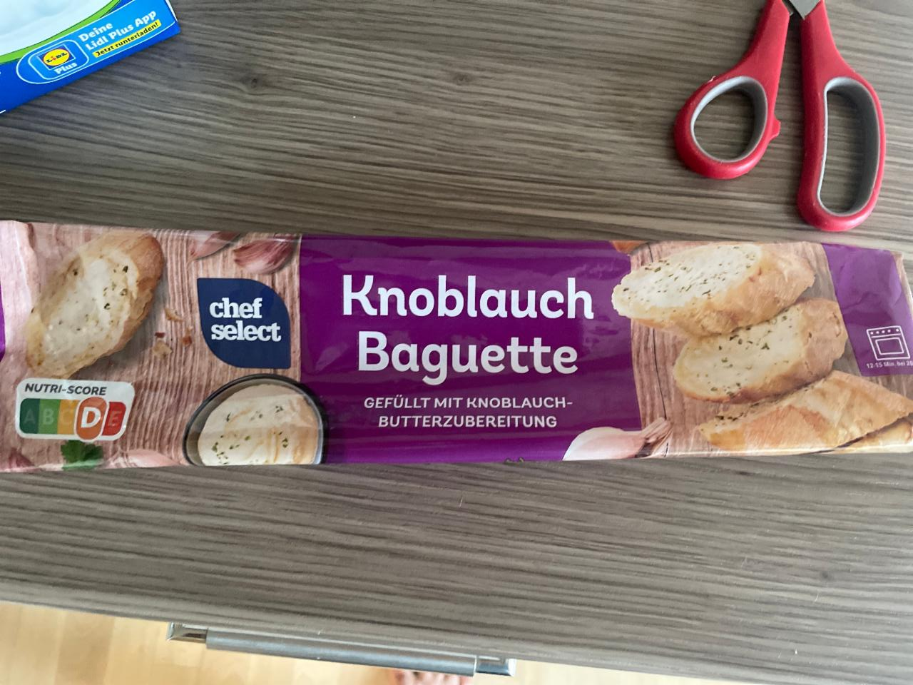 Chef Select калорийность, Knolauch - ⋙ Baguette ценность пищевая