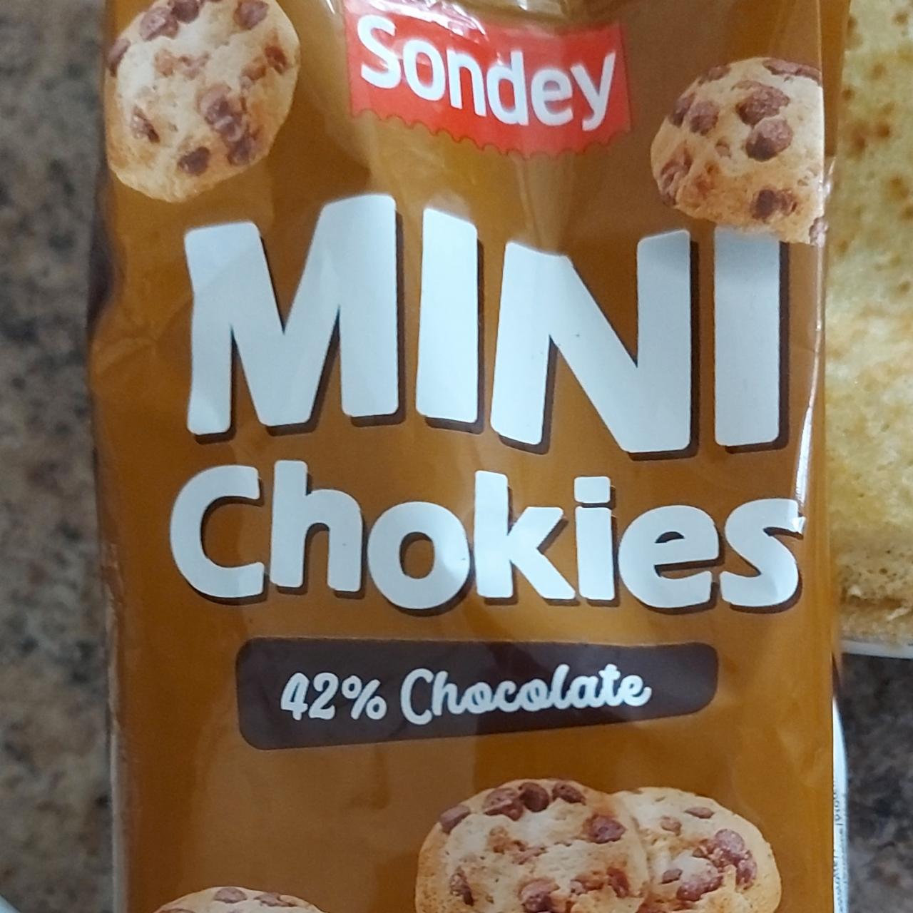 Фото - Печенье с шоколадом Mini Chokies Sondey
