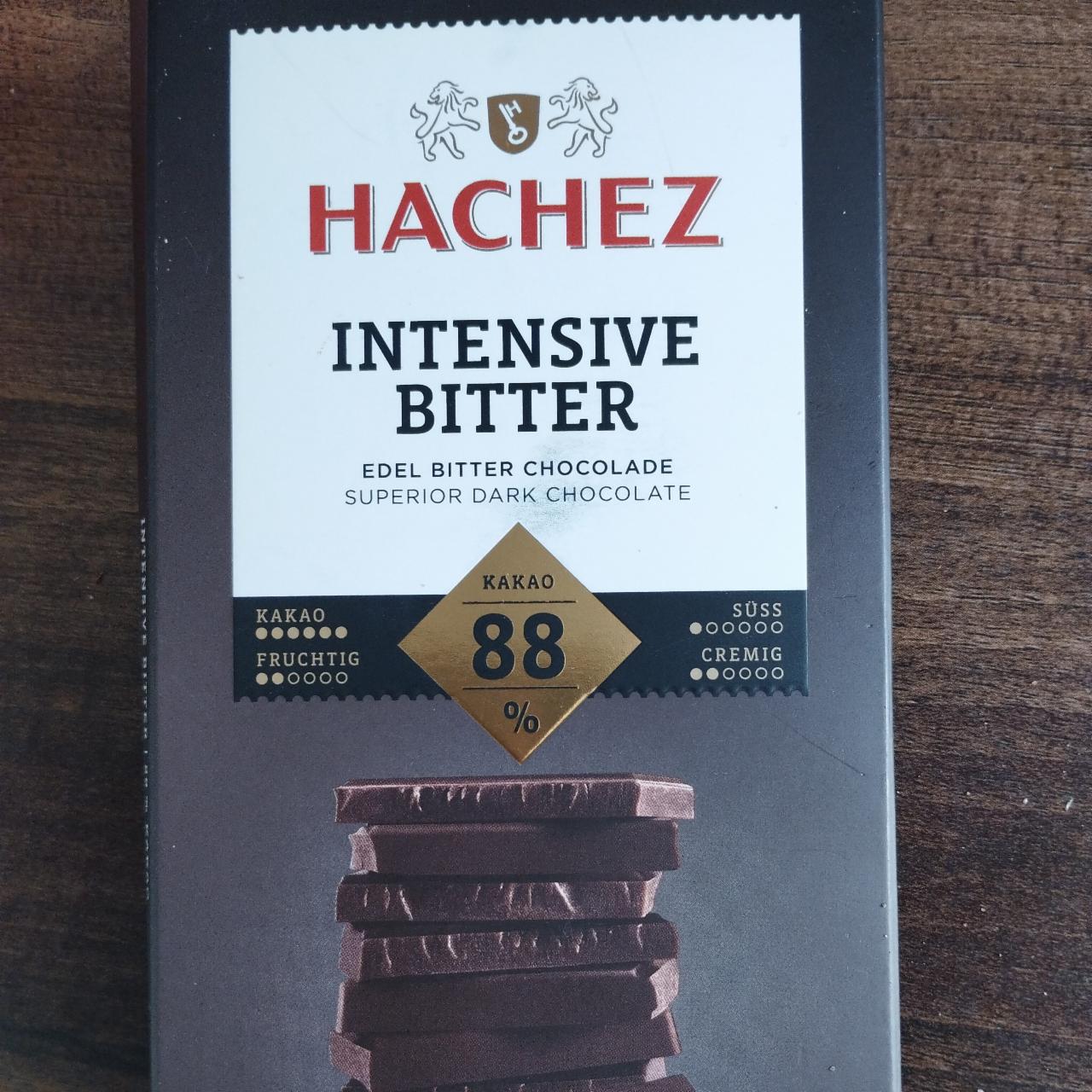 Фото - Чёрный шоколад 88% Hachez