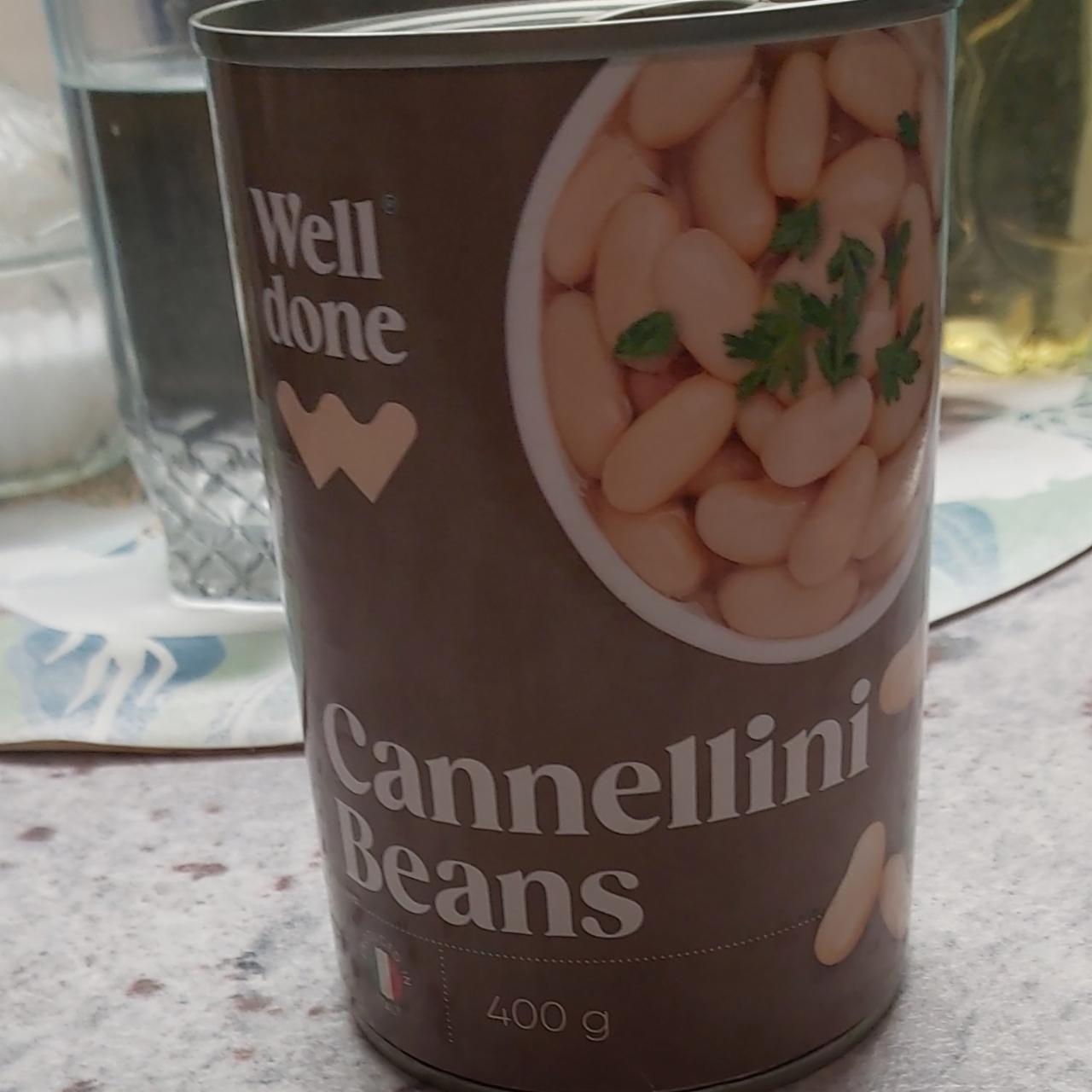 Фото - Фасоль консервированая cannellini beans Well done