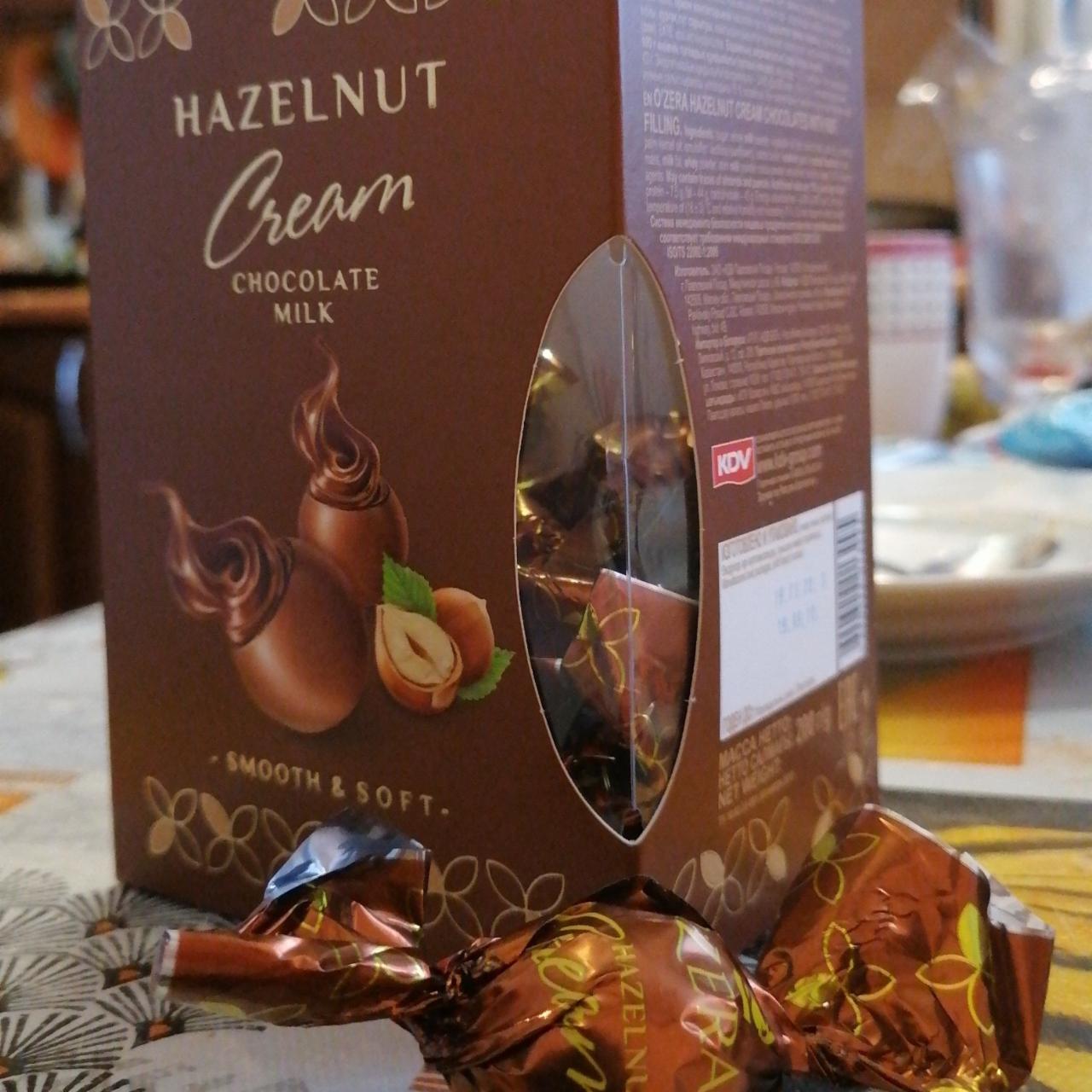 Фото - Конфеты с фундуком и молочным шоколадом Cream chocolate milk hazelnut Ozera