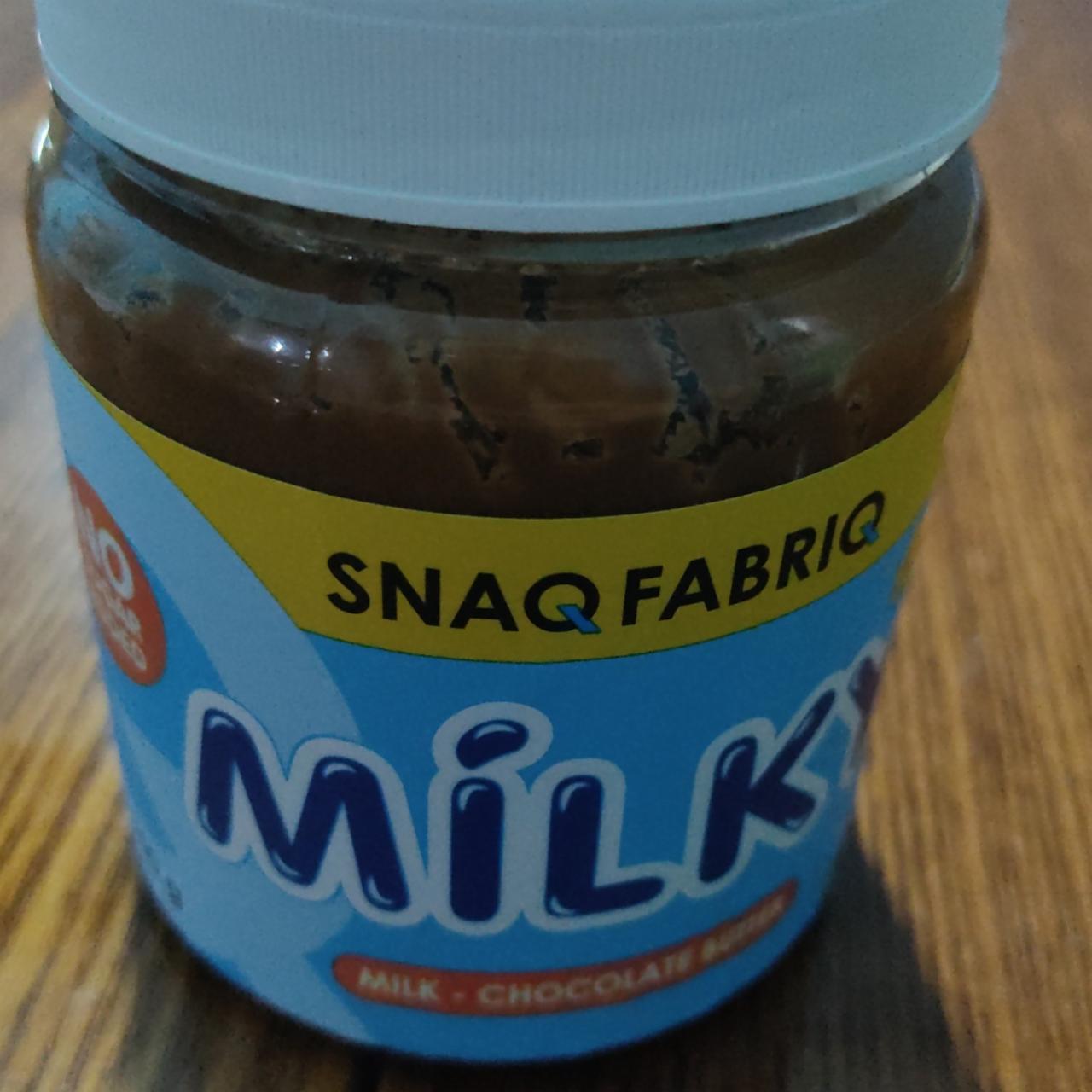 Фото - Паста шоколадно-молочная с хрустящими шариками Snaq Fabriq