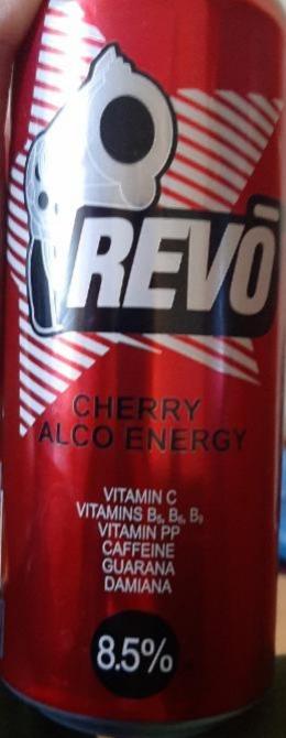 Фото - Напиток слабоалкогольный 8.5% энергетический Рево cherry Revo