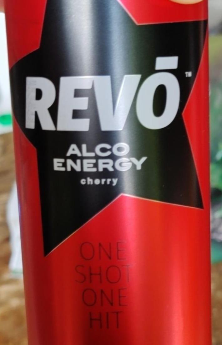 Фото - Напиток слабоалкогольный 8.5% энергетический Рево cherry Revo