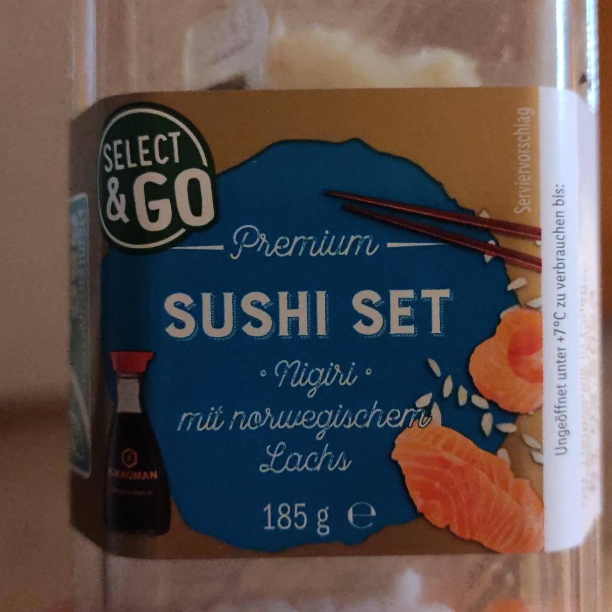 Фото - Premium Sushi set Nigiri mit norwegischem Lachs Select&Go
