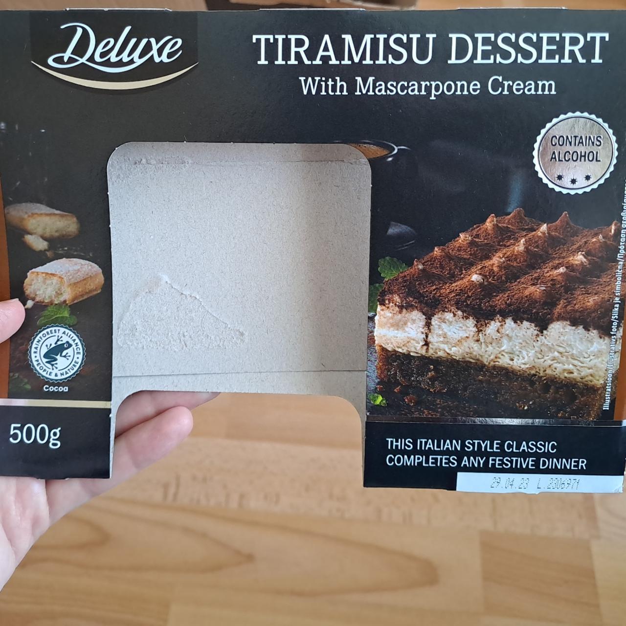 Фото - десерт тирамису с кремом из маскарпоне Deluxe