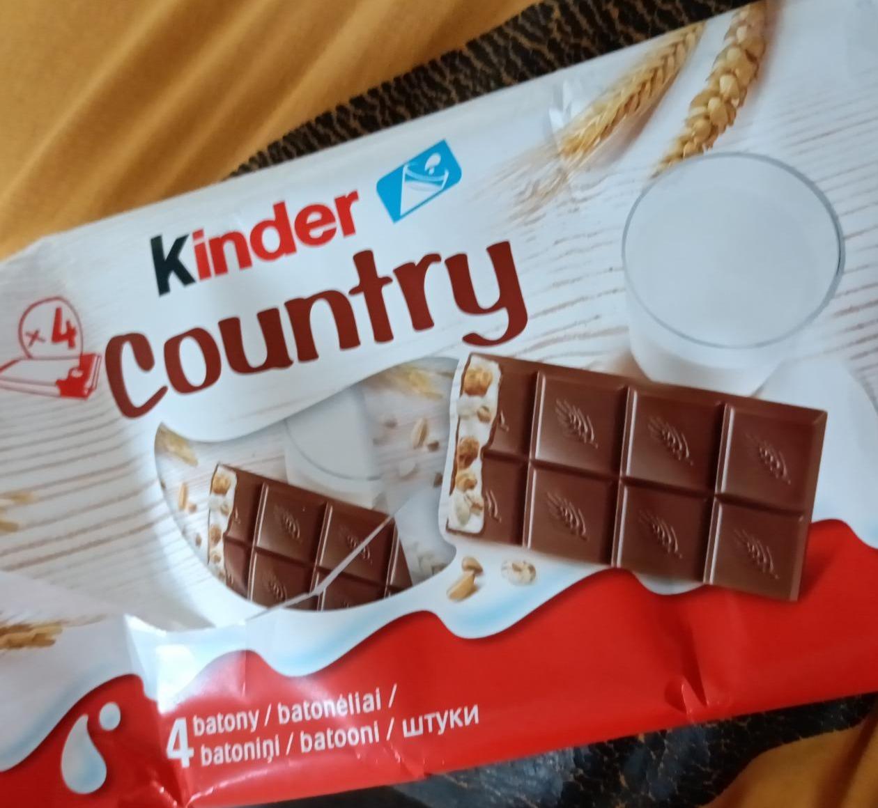 Фото - Шоколад молочный с молочно-злаковой начинкой Country Kinder