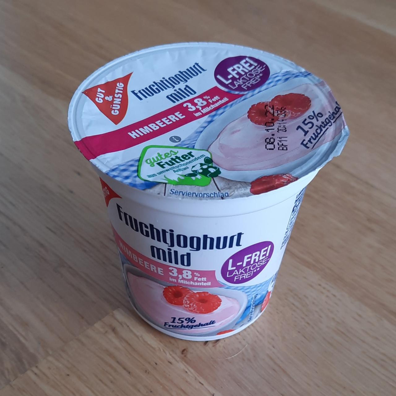 Фото - Fruchtjoghurt mild Himbeere 3.8% Gut&Günstig