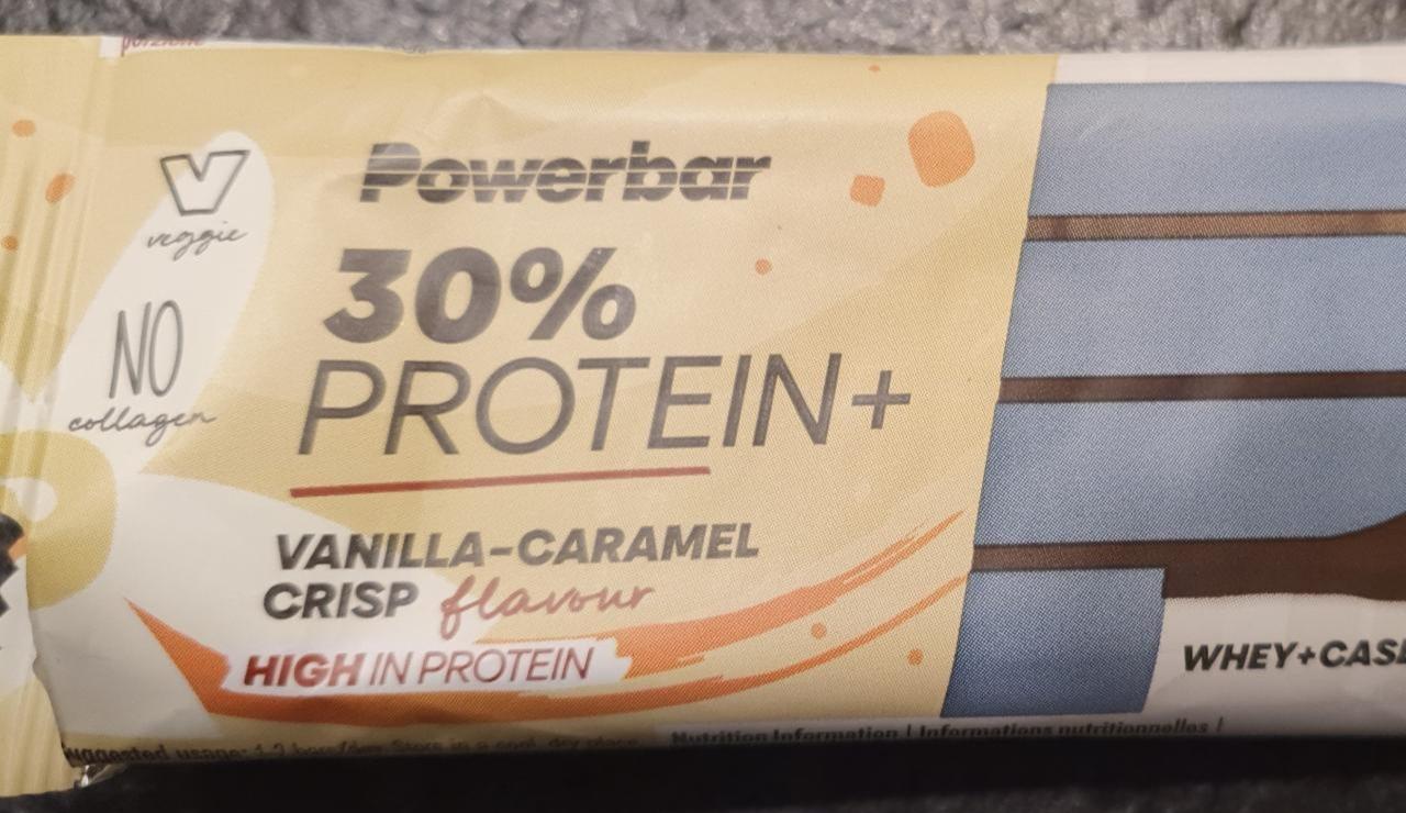 Фото - Батончик протеиновый Protein Plus Vanilla Caramel Crisp Power Bar