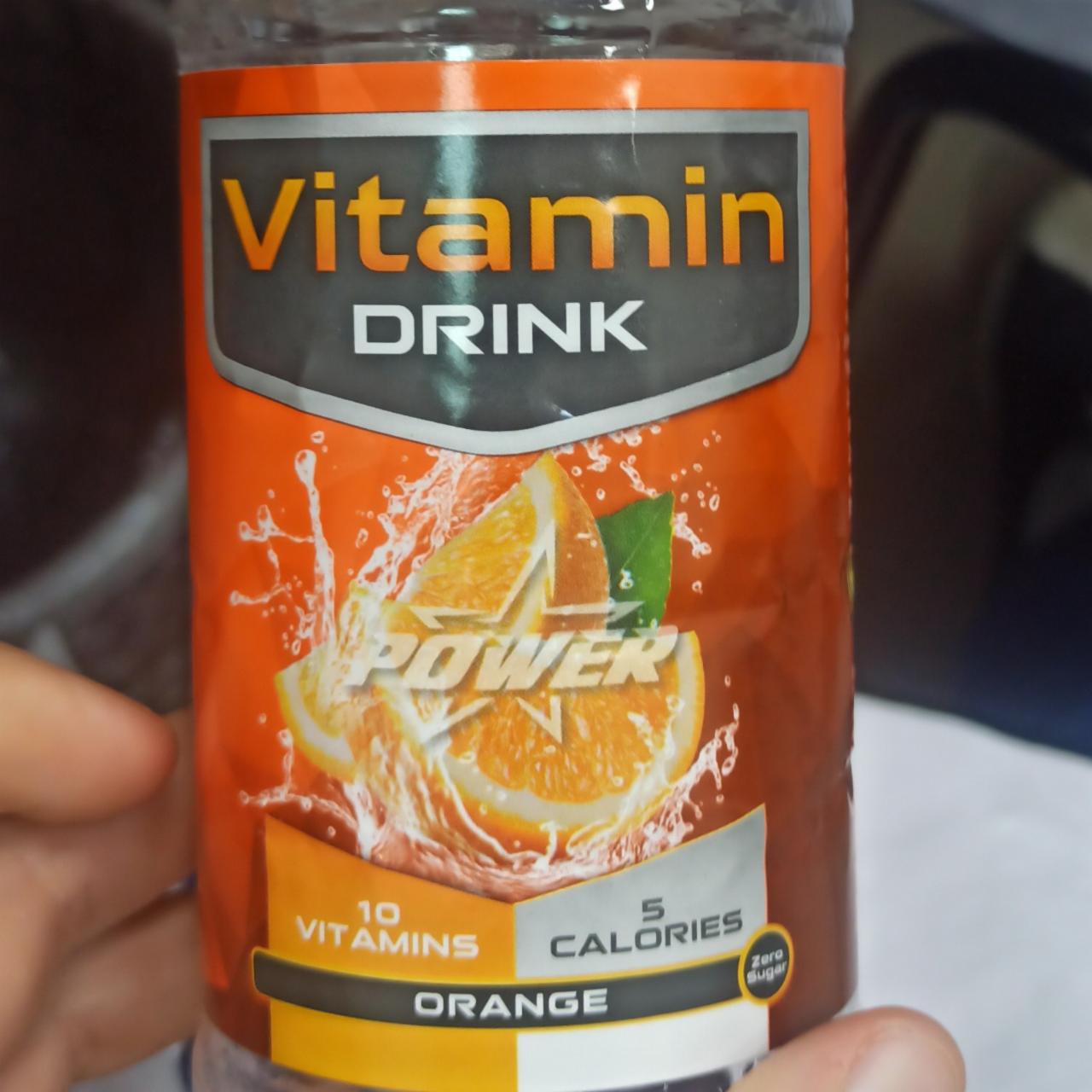 Фото - Напиток апельсин orange изотоник Vitamin drink