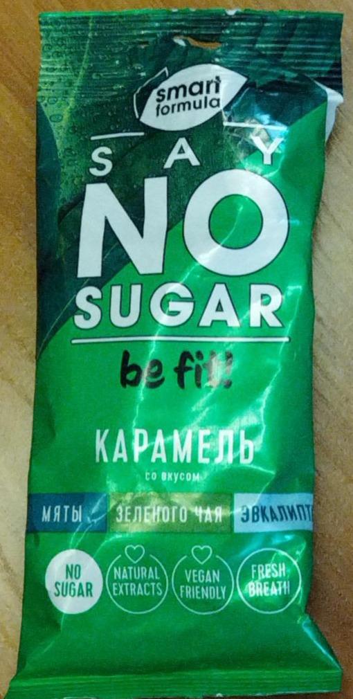 Фото - Карамель со вкусом мяты, зеленого чая и эвкалипта Say no to sugar Smart Formula