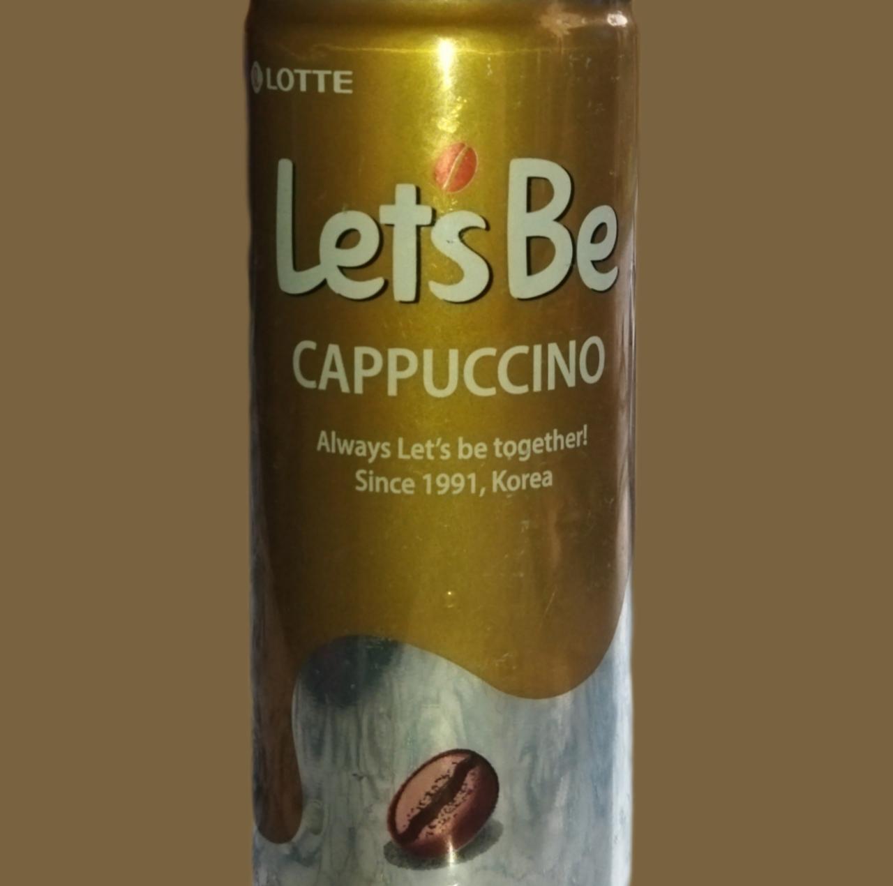 Фото - Кофе в банке Let's be Cappuccino Lotte