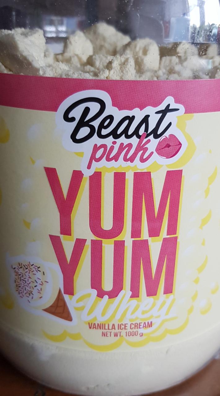 Фото - Протеин со вкусом ванильного мороженого Yum Yum Vanilla Ice Cream Beast Pink