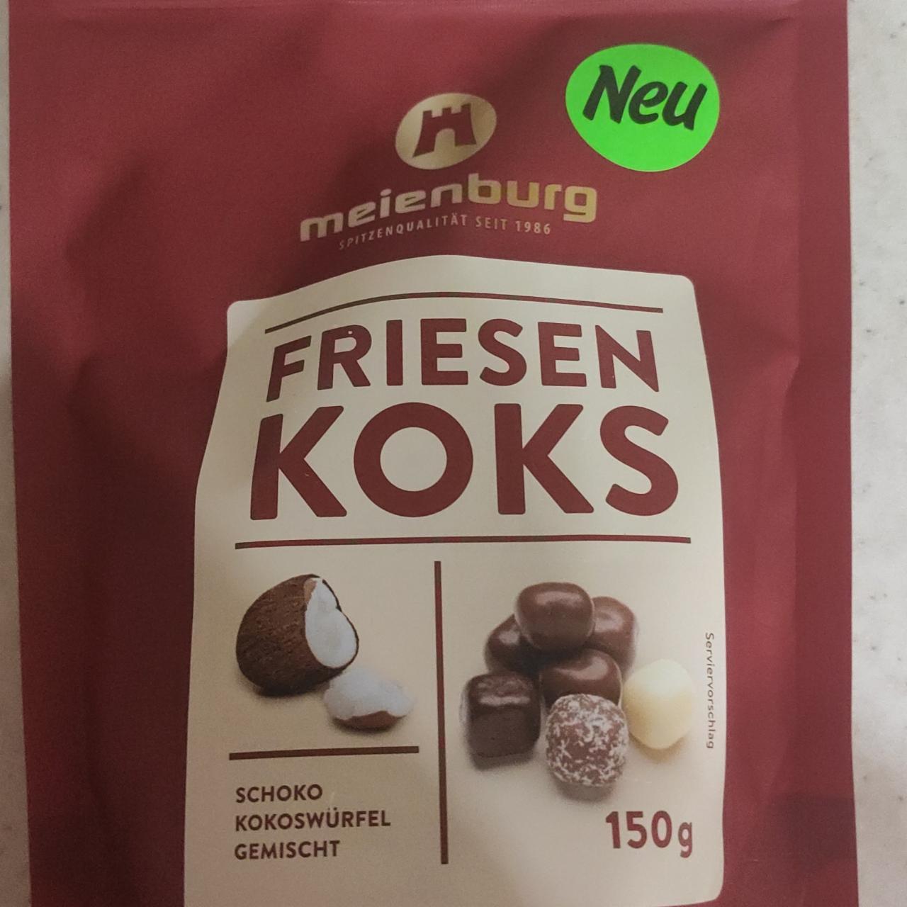 Фото - Конфеты шоколадные Friesen Koks Meienburg