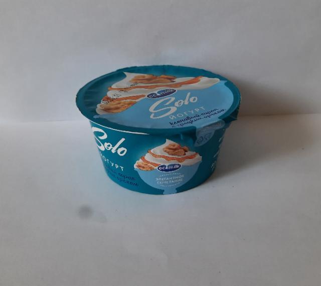 Фото - Йогурт кленовый сироп с грецким орехом 'Solo' 'Ecomilk'