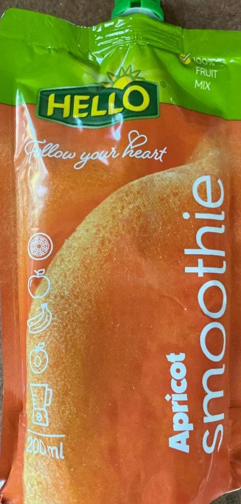 Фото - Apricot smoothie абрикосовый смузи Hello