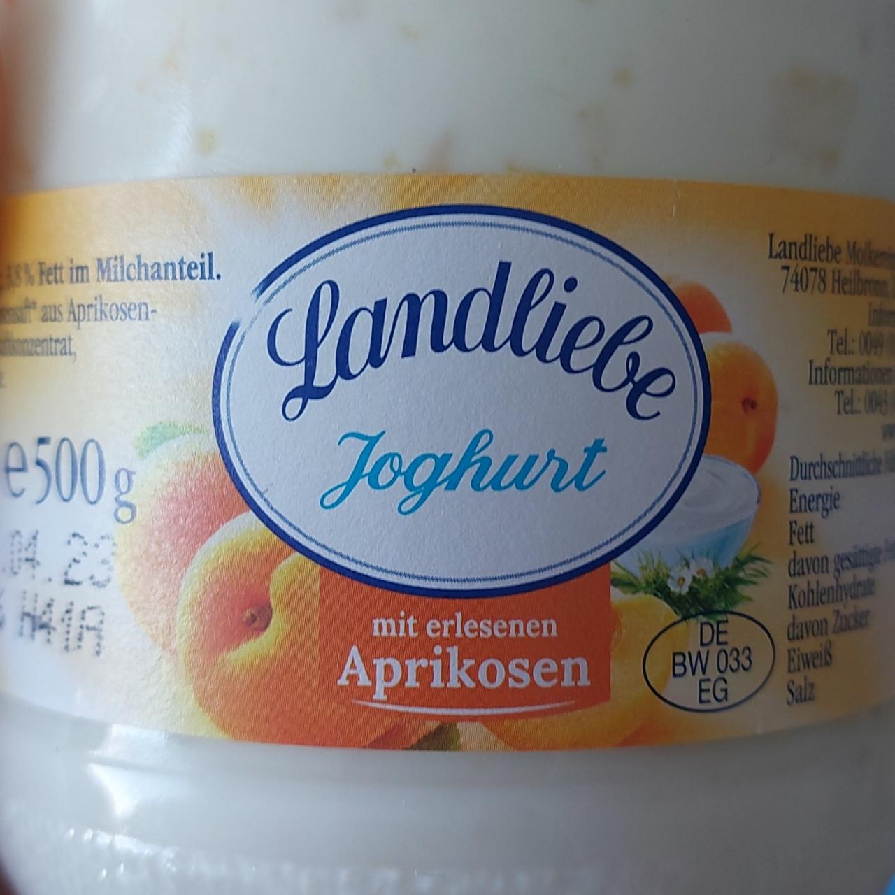 Фото - Йогурт абрикосовый 7% Landliebe