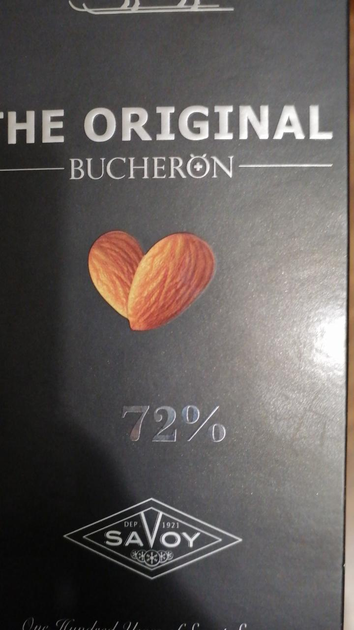 Фото - Шоколад горький с миндалем 72% The Original Bucheron