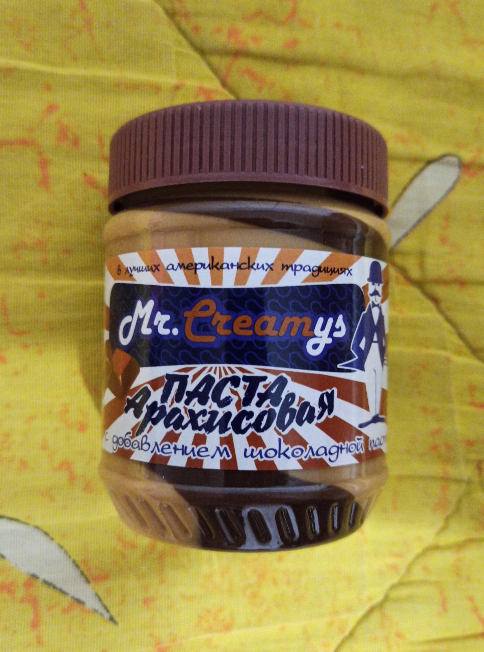 Фото - Паста арахисовая с добавлением шоколадной пасты Mr.Creamys