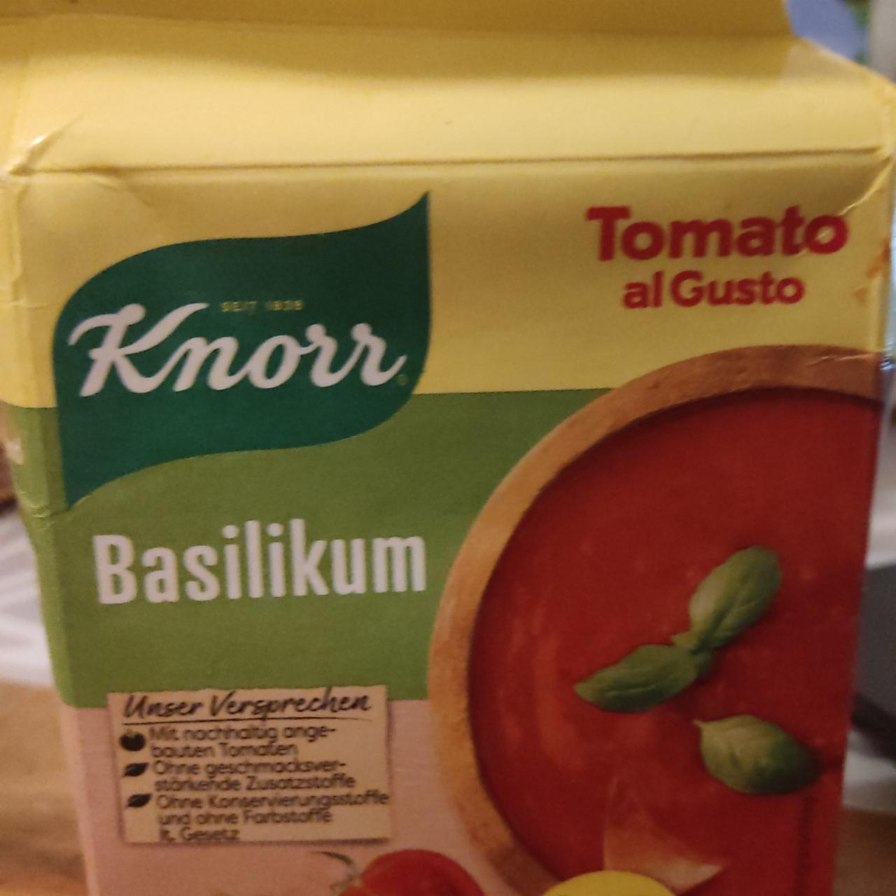 Фото - Томатная паста Tomato Al Gusto Basilikum Knorr