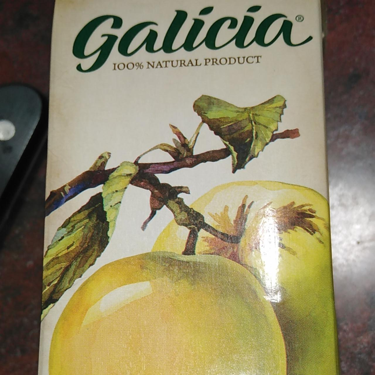 Фото - Сок неосветленный пастеризованный яблочный Галиция Galicia