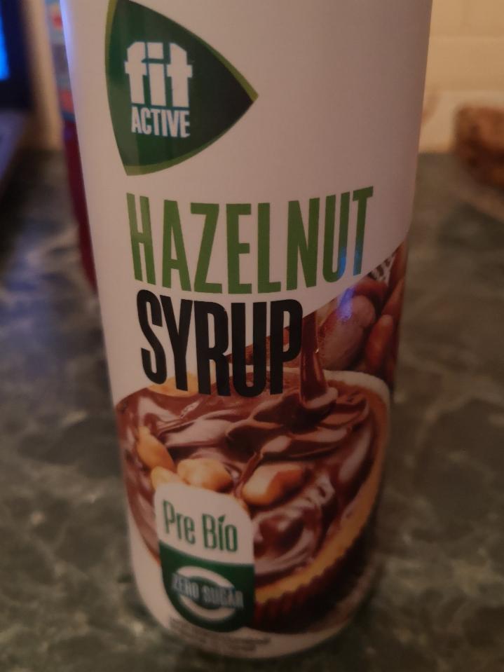 Фото - сироп со стевией лесной орех hazelnut syrup Fit active