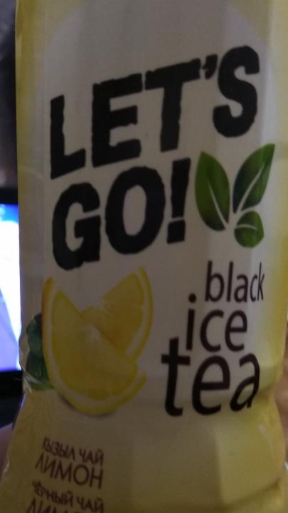 Фото - Чайный напиток черный с лимоном Let's go