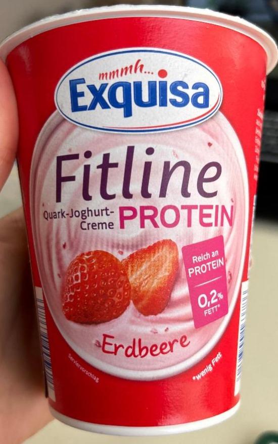 Фото - Fitline quark-joghurt-creme protein erdbeere Exquisa
