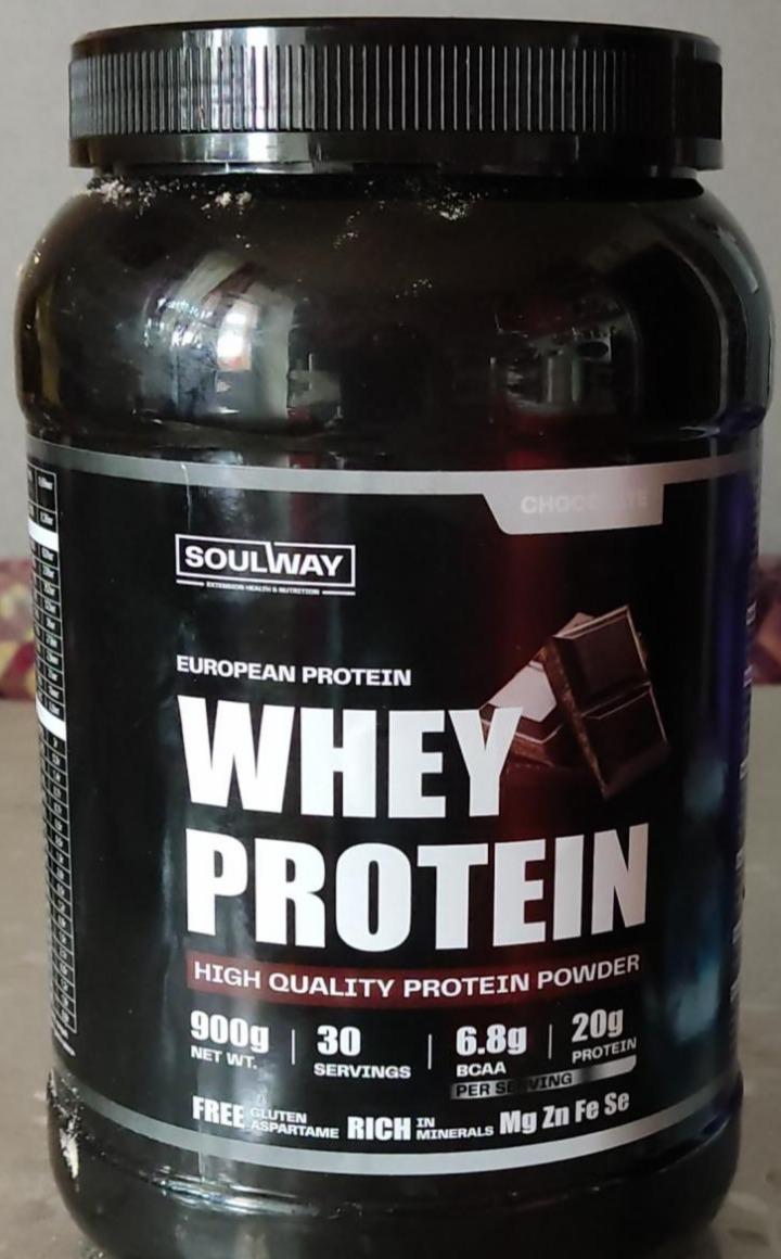 Фото - WHEY сывороточный протеин со вкусом шоколада SOULWAY