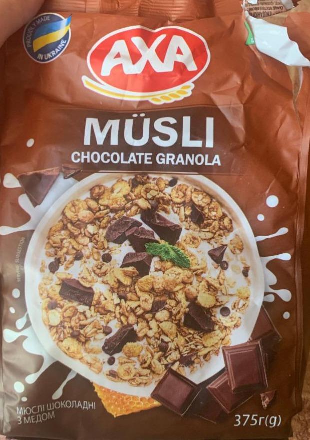 Фото - Мюсли шоколадные с медом Musli Chocolate Granola Аха