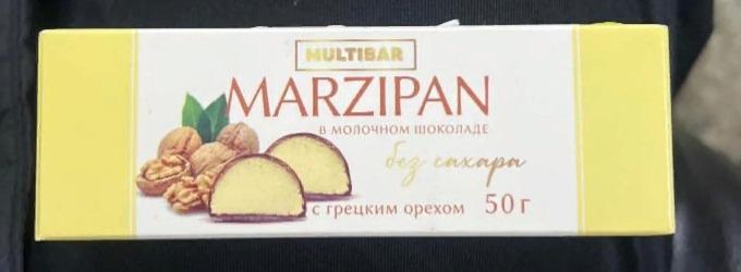 Фото - Marzipan в молочном шоколаде с грецким орехом Multibar