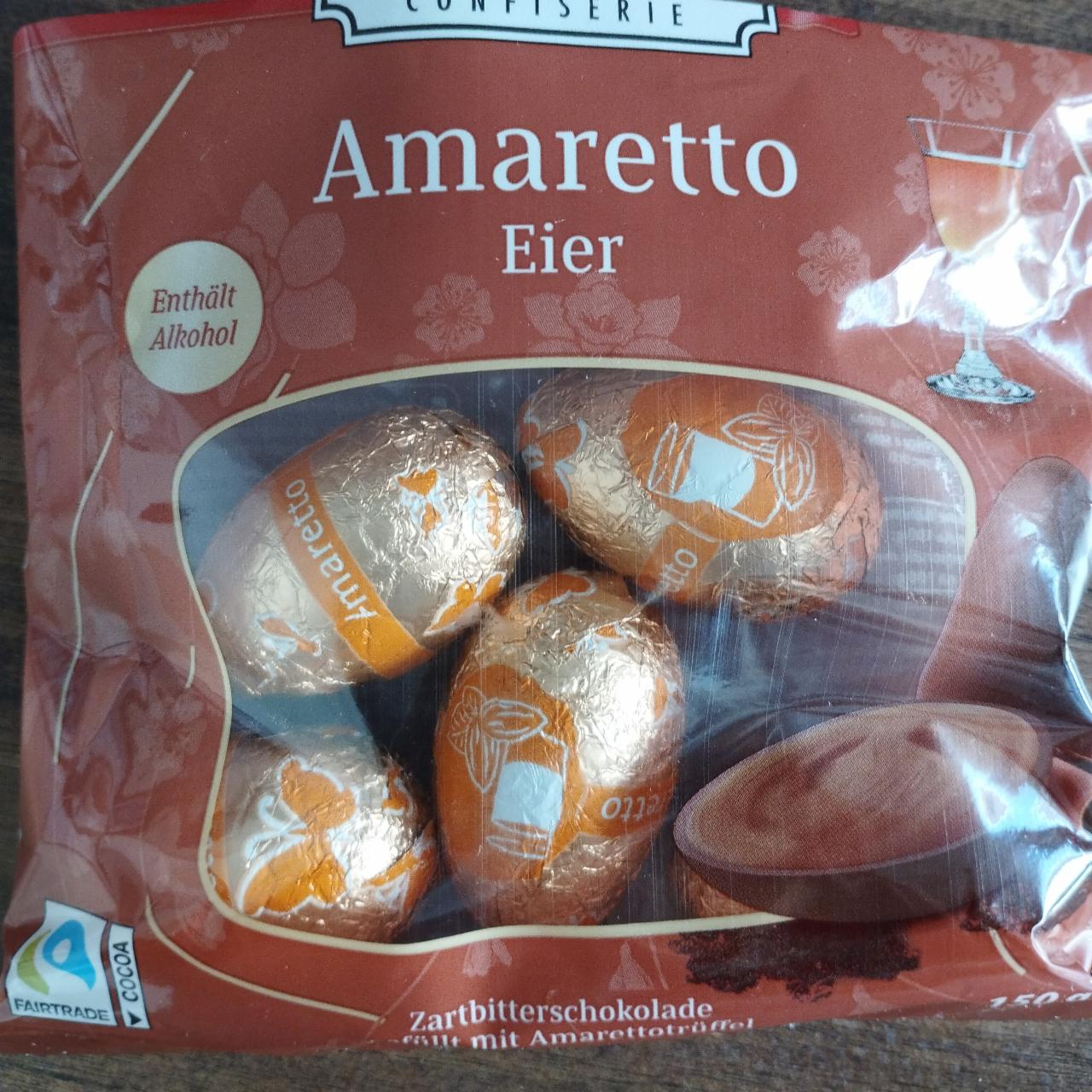 Фото - конфеты шоколадные яйца Амаретто Riegelein Confiserie