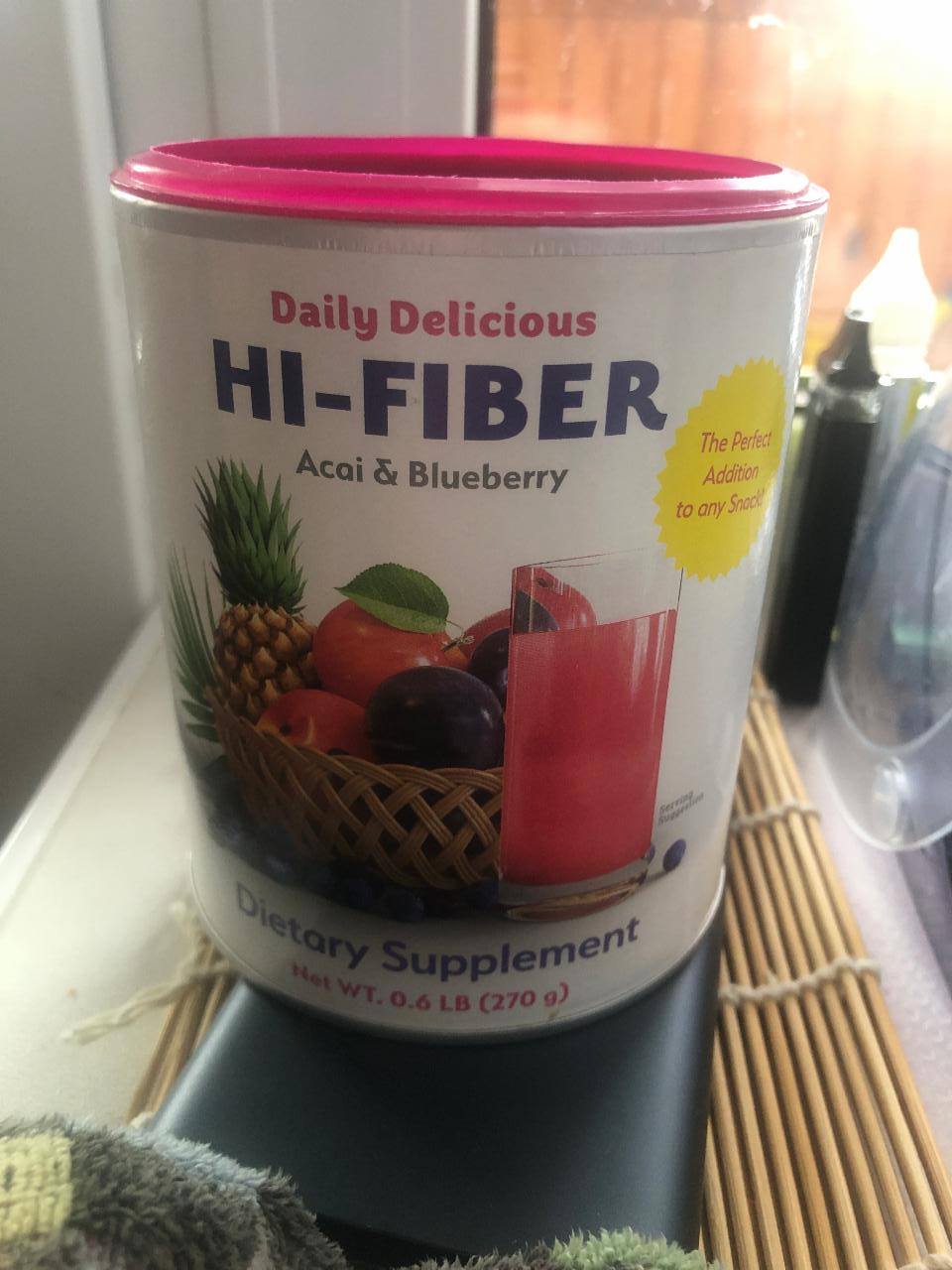 Фото - Клетчатка Hi-fiber Acai & Blueberry Daily Delicious