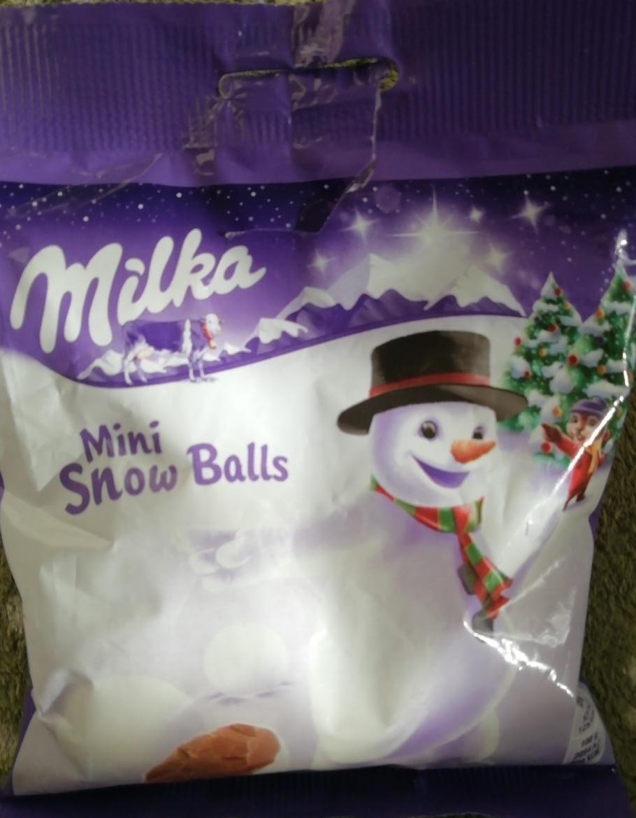 Фото - конфеты шоколадне Mini Snow Balls Milka