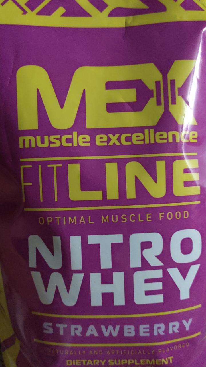 Фото - Протеин fit line strawberry MEX Muscle Excellence