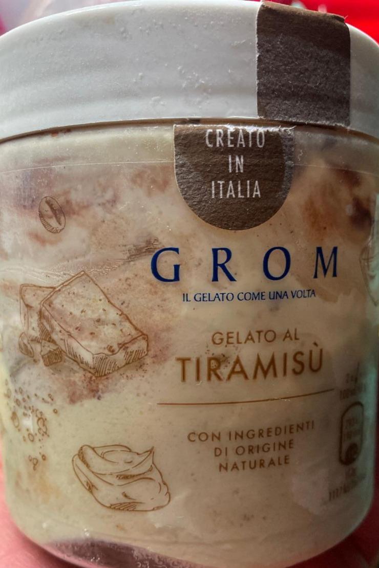 Фото - морожкное со вкусом тирамису Tiramisu Grom