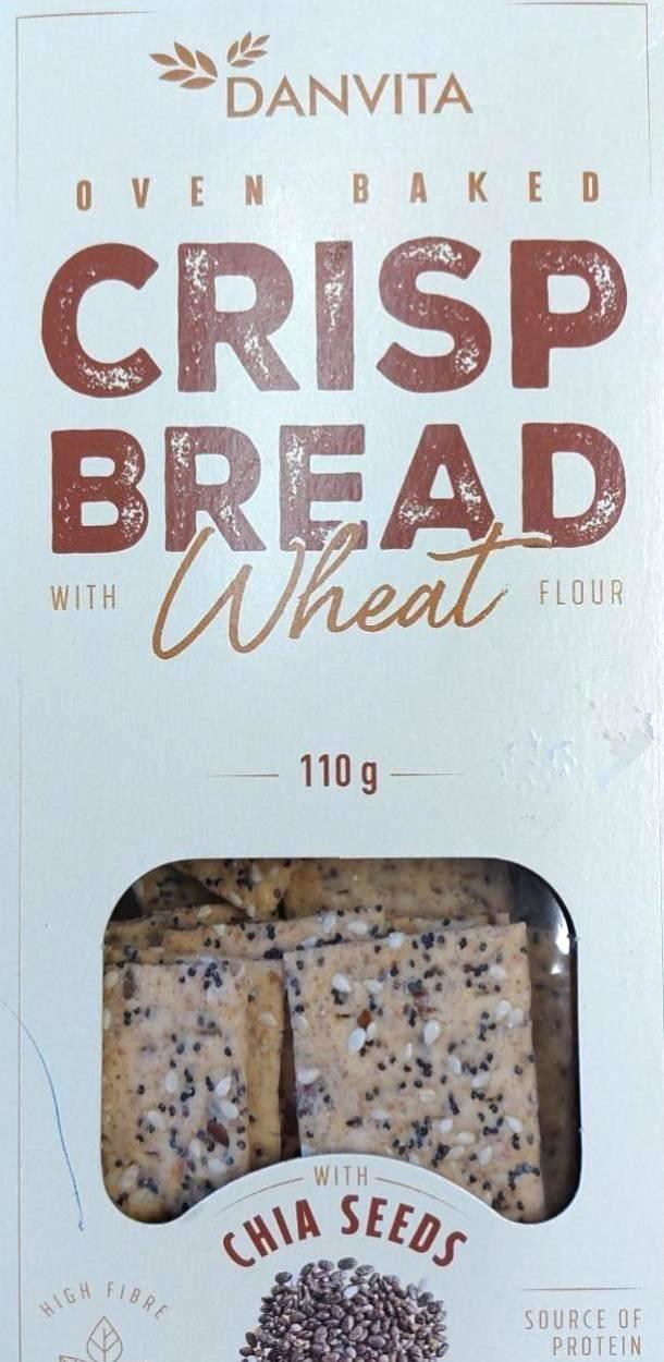 Фото - хрустящий пшеничный хлеб с семенами чиа Danvita