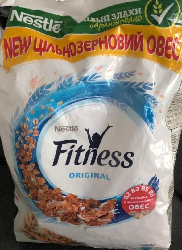 Фото - готовый завтрак из цельнозерновой пшеницы Fitness Original Nestle
