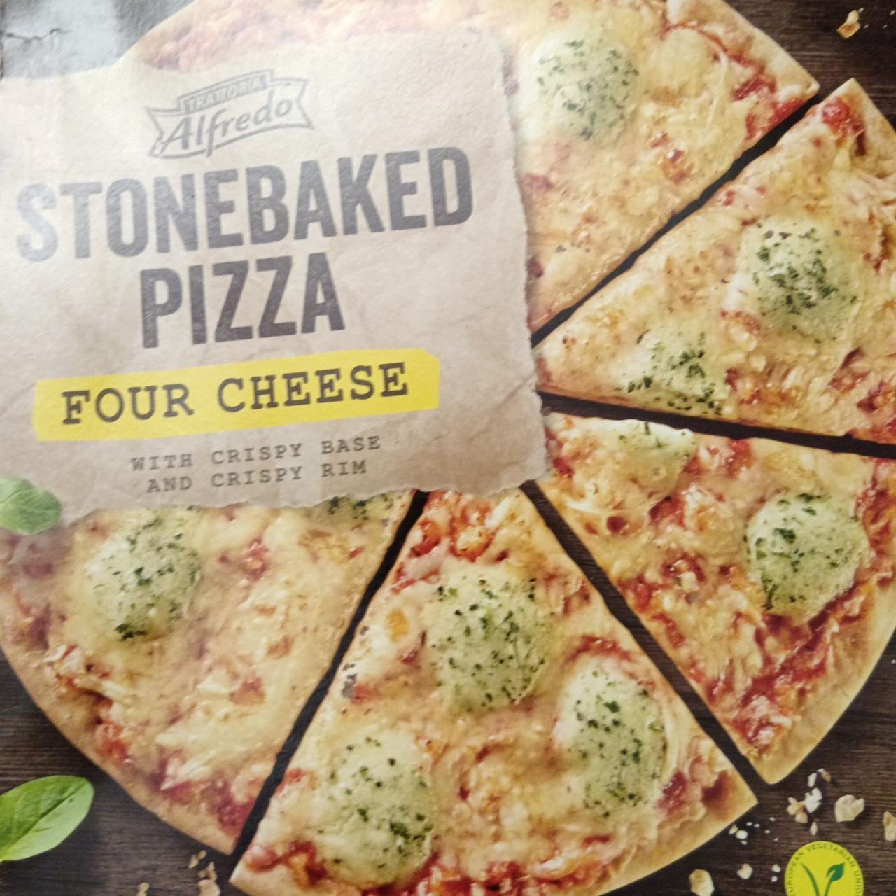 Фото - Stonebaker pizza four cheese Alfredo