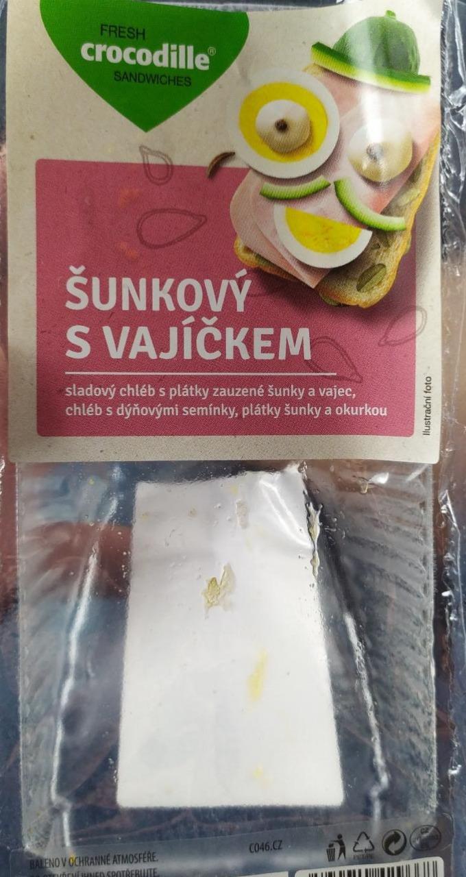 Фото - Sendvič šunkový s vajíčkem nova receptura chléb s dýňovými semínky Crocodille