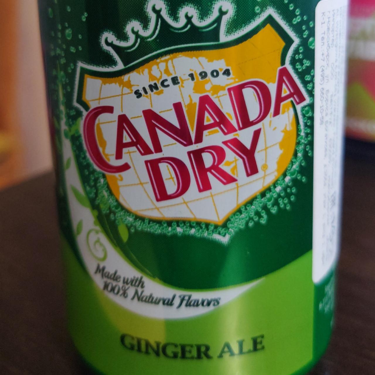 Фото - Ginger ale Canada dry