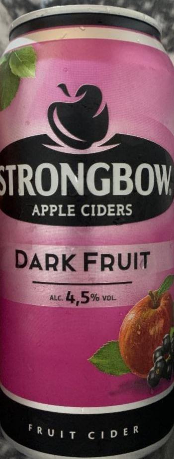 Фото - Сидр 4.5% темный фруктовый Strongbow