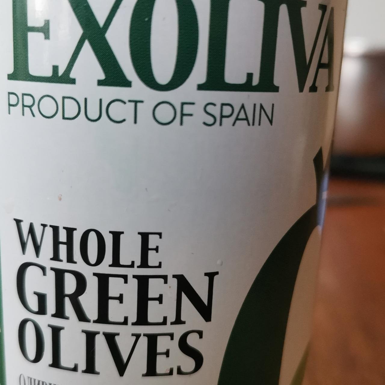 Фото - Оливки зеленые с косточкой Exoliva