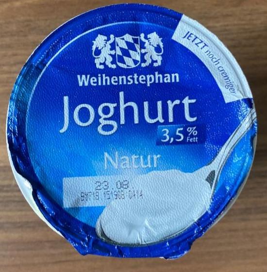 Фото - Joghurt 3.5% Fett Natur Weihenstephan